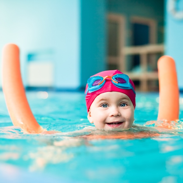 Always supervise your kids in the pool during summer - tips from Romp n' Roll Northwest Charlotte