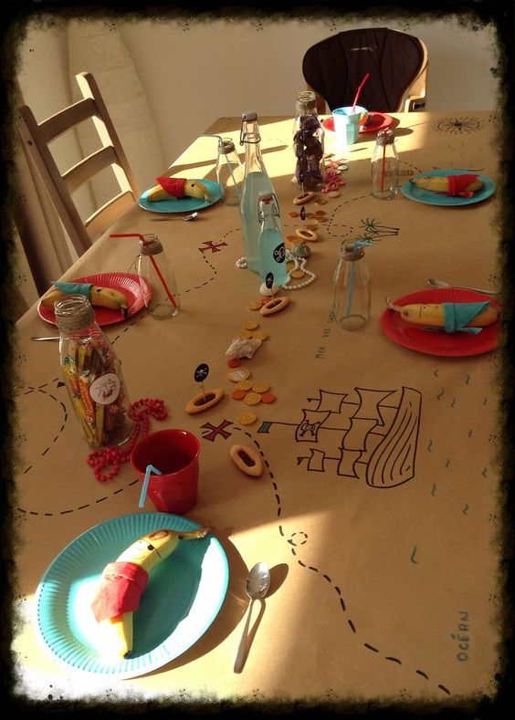 pirate party table