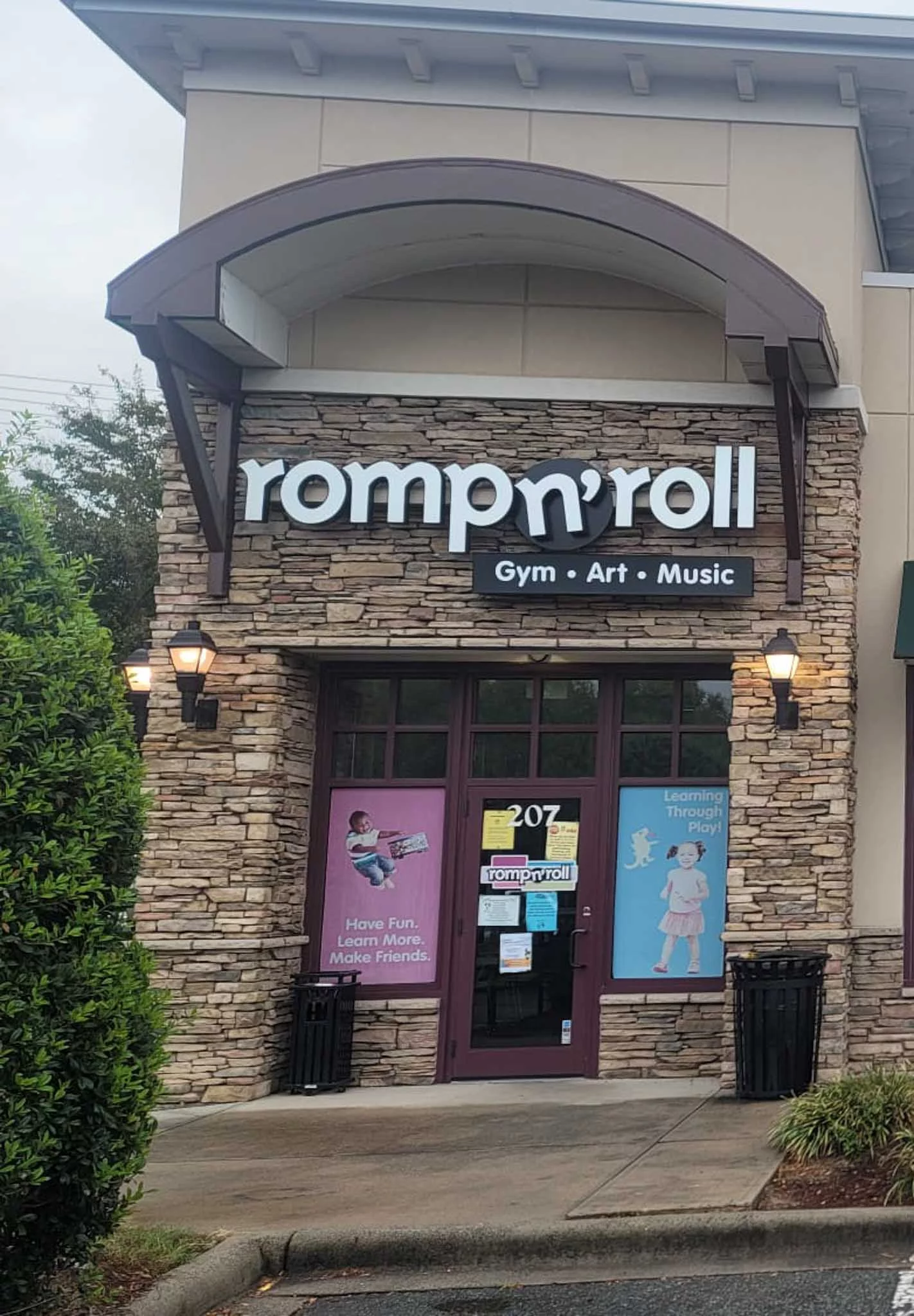 Romp N' Roll Storefront Northwest Charlotte.